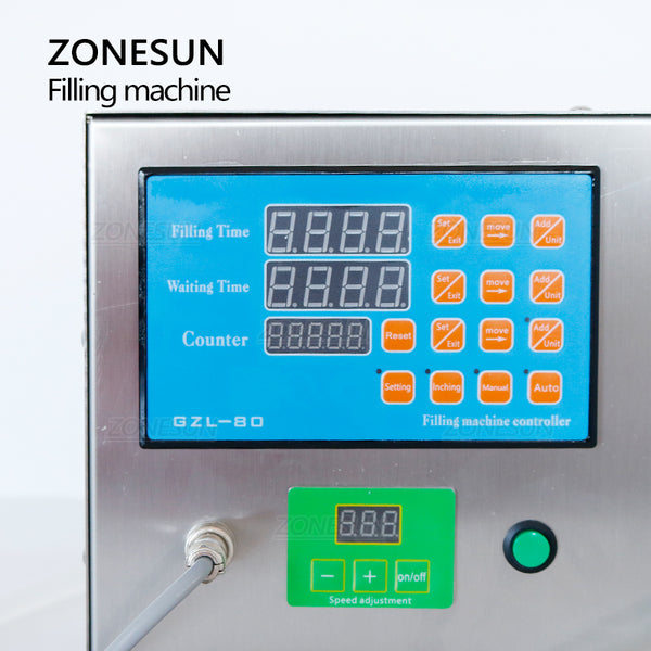ZONESUN ZS-GEL80 4L Peristaltic Pump Liquid Filling Machine