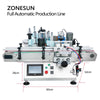 ZONESUN ZS-FAL180D Tabletop Liquid Filling Capping Double Sides Labeling Machine