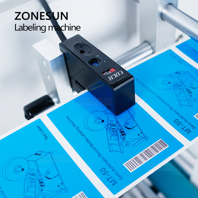 ZONESUN ZS-TB180 Desktop Semi-automatic Flat Surface Labeling Machine