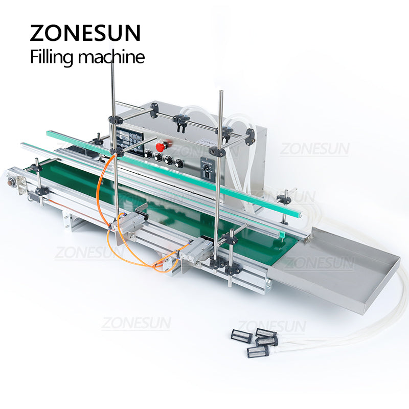 ZONESUN ZS-DTDP5-4 Heavy Loading Big Flow Diaphragm Pump Liquid Filling Machine