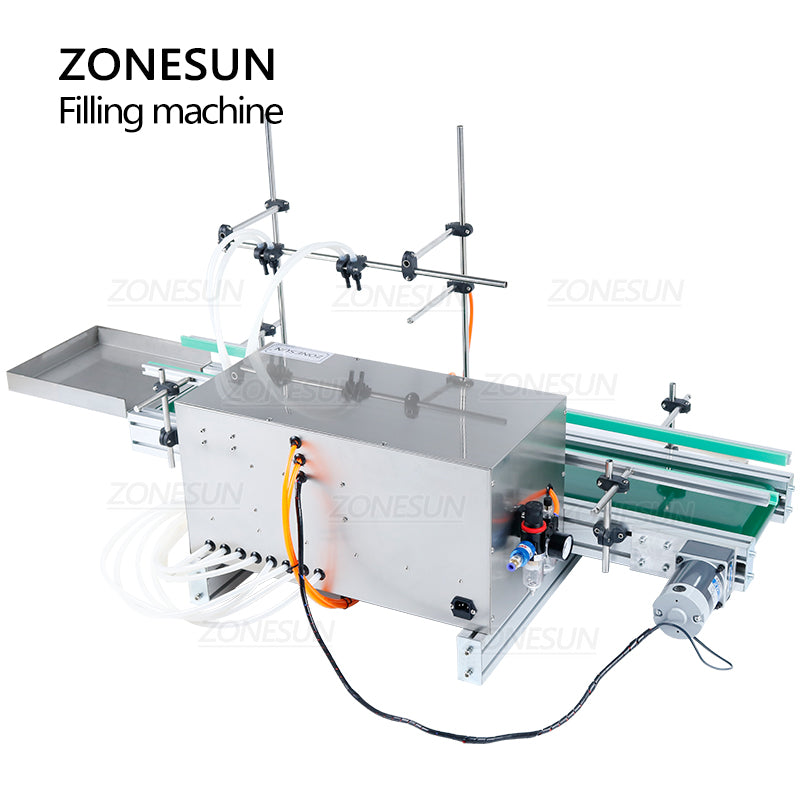 ZONESUN ZS-DTDP5-4 Heavy Loading Big Flow Diaphragm Pump Liquid Filling Machine