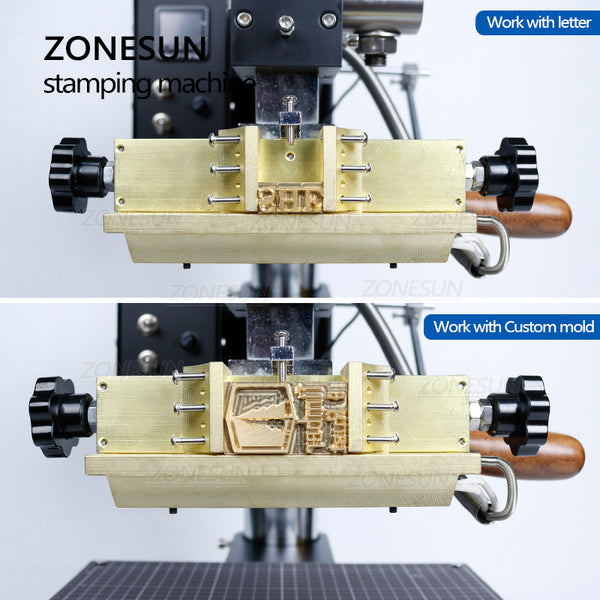 ZONESUN ZS-190 Custom Brass Hot Foil Stamping Machine