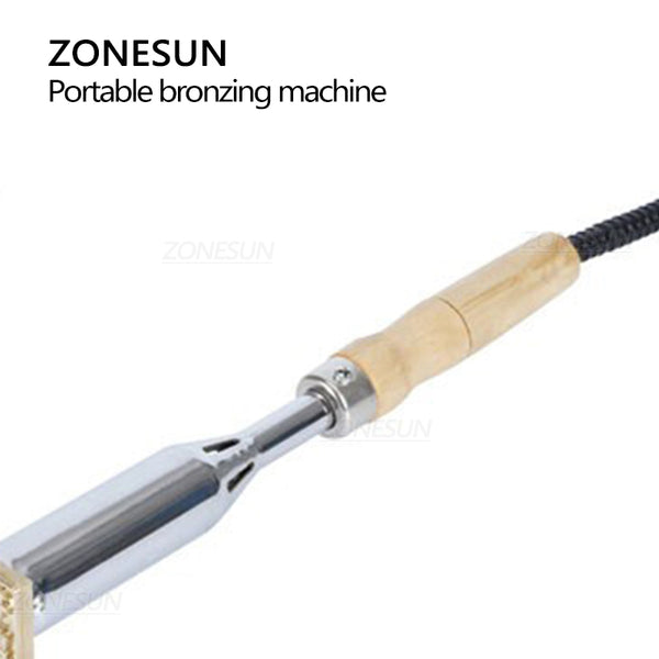 ZONESUN Branding Stamping Machine Handheld Bronzing Tool