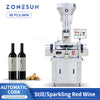 ZONESUN  Wine Cork Feeding Capping Machine Cap Press