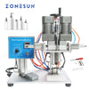 ZONESUN 20-60mm Desktop Pneumatic Semi-automatic Capping Machine