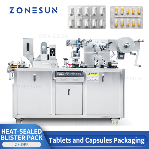 ZONESUN ZS-DPPA Líquido automático / Pasta / Máquina de sellado de blíster de llenado de material irregular
