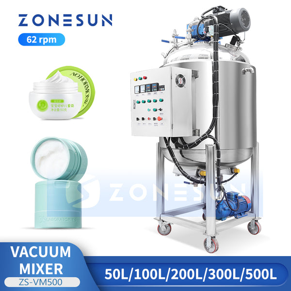 ZONESUN Vacuum Heating Mixing Machine