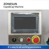 ZONESUN ZS-XG16E Automatic Capping Machine With Customizable Vibratory Cap Feeder
