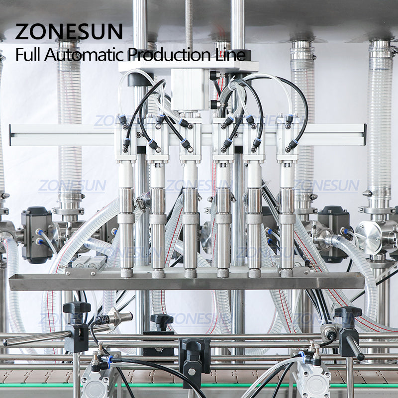 ZONESUN ZS-FAL180AP Automatic Paste Filling Capping  Production Line