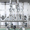 ZONESUN ZS-FAL180AP Automatic Paste Filling Capping  Production Line