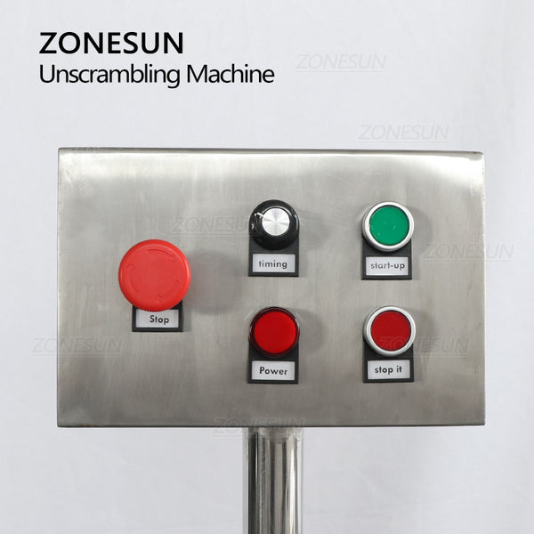 ZONESUN ZS-LP750 Automatic Rotary Bottle Sorting Unscrambler For Production Line