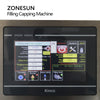 ZONESUN ZS-AFC1CP Rotary Ceramic Pump Liquid Filling And Capping Machine
