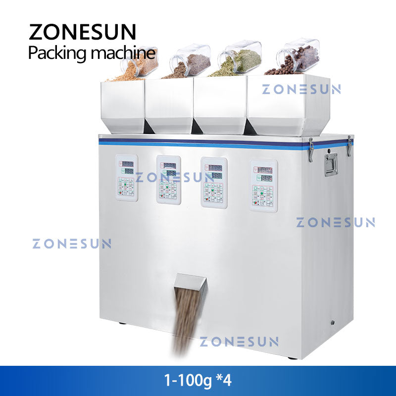 ZONESUN ZS-GWF Semi-automatic Granule Powder Filling Weighing Machine