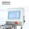 ZONESUN ZS-VTDP12P 12 Nozzles Diaphragm Pump Liquid Filling Machine With Conveyor
