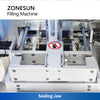 ZONESUN ZS-420GSY Autoamtic Paste Filling Sealing Machine With Tank & Feeding Pump