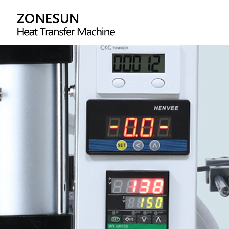ZONESUN ZS-TY100 Pneumatic Thermal Transfer Stamping Machine