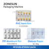 ZONESUN ZS-DPPA Automatic Liquid / Paste / Irregular Material Filling Blister Sealing Machine