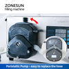 ZONESUN ZS-YTPPR1 Máquina de llenado de líquidos con bomba peristáltica de pegamento de flujo grande semiautomática 