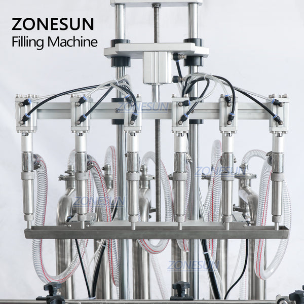 ZONESUN ZS-YT6T-6Y Automatic Pneumatic Liquid Piston Filling Machine