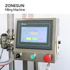 ZONESUN ZS-YT4T-4PM Automatic Paste Filling Machine Wieh Heater And Mixer