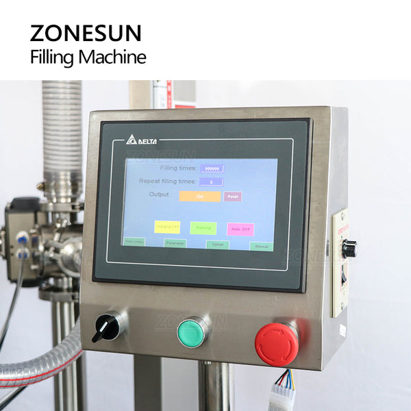 ZONESUN ZS-YT4T-4PM Automatic Paste Filling Machine Wieh Heater And Mixer