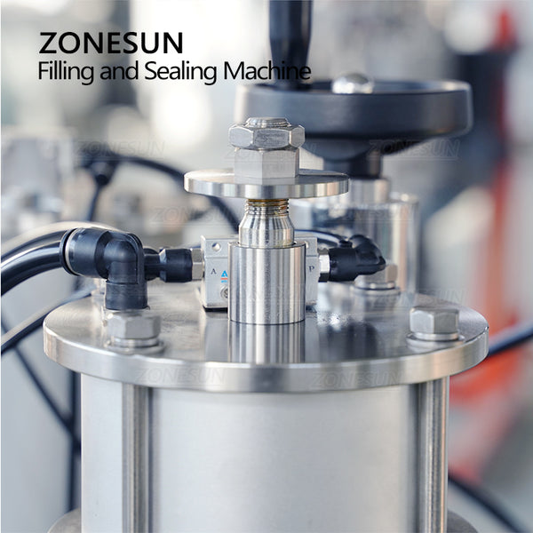 ZONESUN ZS-QWFS1 Aerosol Aluminum Can Liquid Filling and Sealing Machine