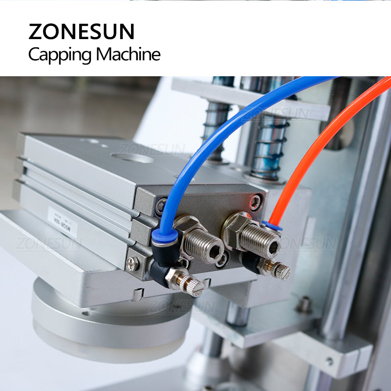 ZONESUN ZS-XG450D Semi Automatic Desktop Glass Bottle Twist Off Capping Machine