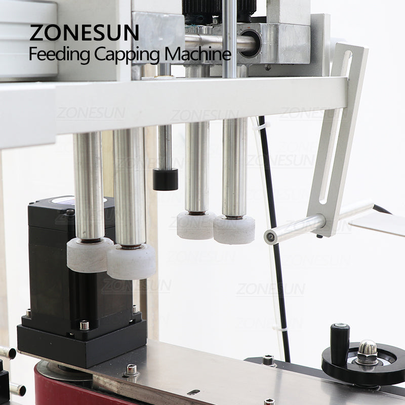 ZONESUN ZS-XG440DV Automatic Capping Machine With Cap Feeder and Dust Cover