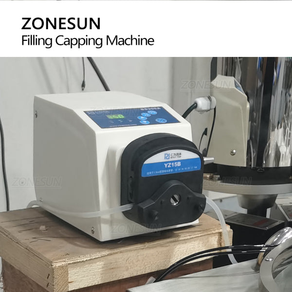 ZONESUN ZS-AFC7-1 Custom Rotary Peristaltic Pump Liquid Filling Capping Machine