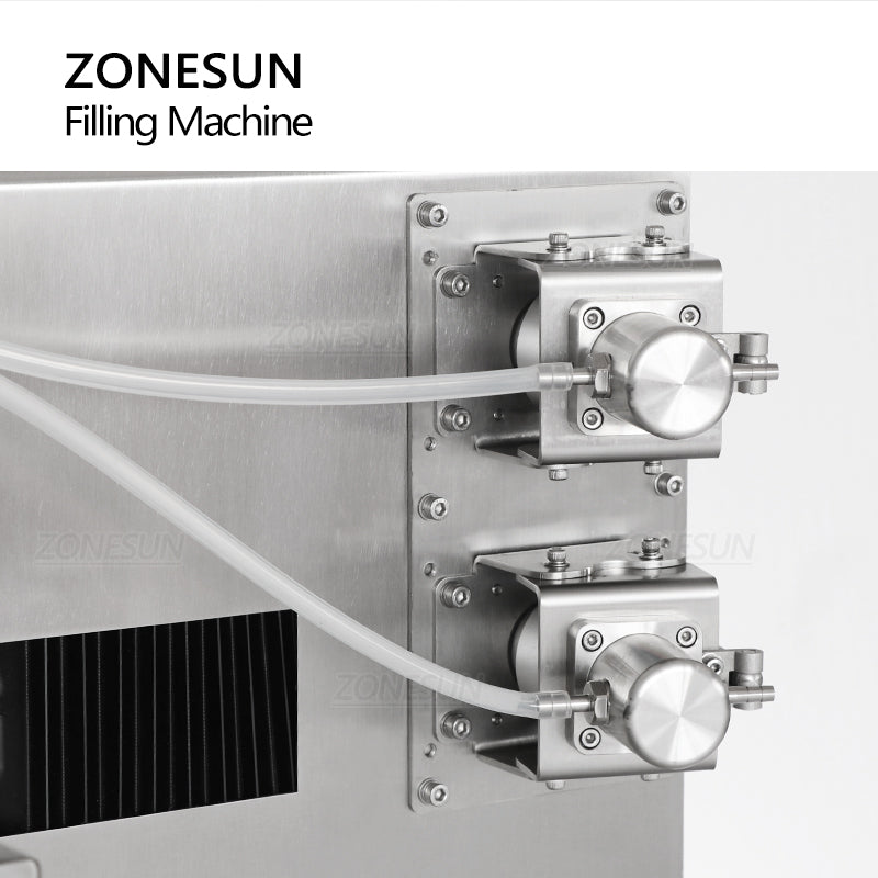 ZONESUN ZS-YTXYZ2 Automatic 2 Nozzles Ceramic Pump Small-dose Liquid Filling Machine