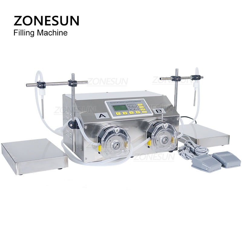 ZONESUN ZS-PP532W 30-6000ml Peristaltic Pump Liquid Weighing Filling Machine