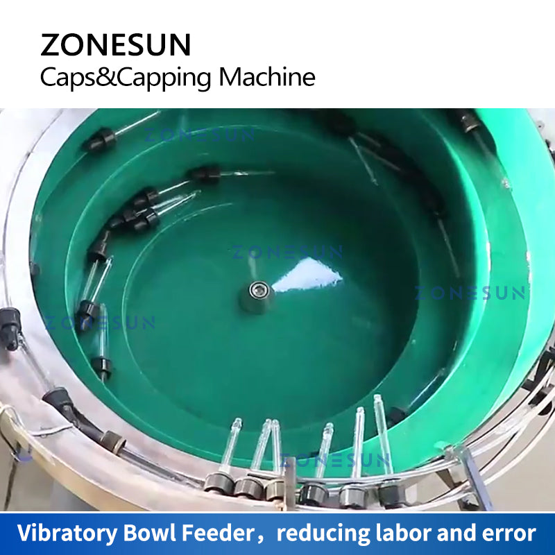 ZONESUN ZS-XG1870R Automatic Dropper Bottle Capping Machine with Vibra