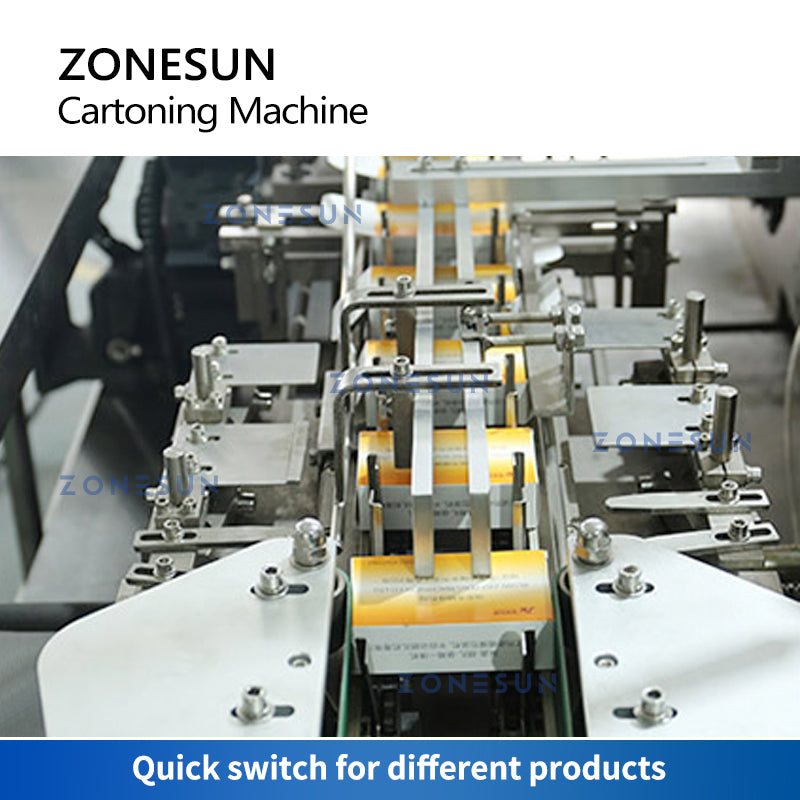 ZONESUN ZS-BP130D Horizontal Automatic Carton Sealing Packaging Machine