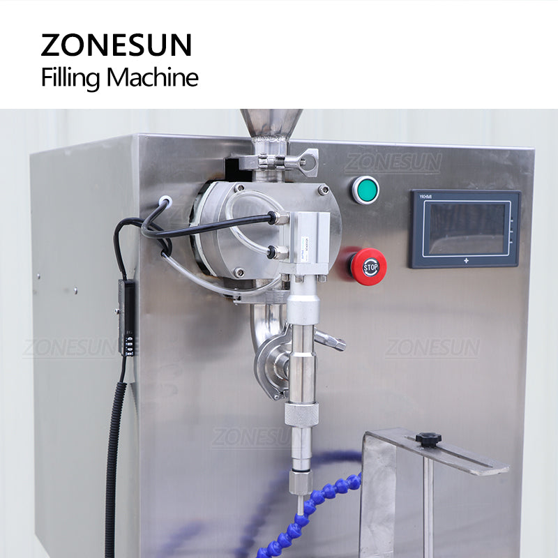 ZONESUN ZS-VTRP1 Servo Motor Rotor Pump Paste Filling Machine with Unscrambler