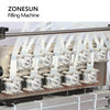 ZONESUN ZS-DTPP10D 10 Diving Nozzles Peristaltic Pump Liquid Filling Machine