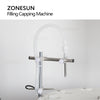 ZONESUN ZS-AFC1S Automatic Magnetic Pump Liquid Filling And Capping Machine with Turntable Conveyor