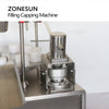 ZONESUN ZS-AFC1CP Máquina rotativa de llenado y tapado de líquidos con bomba de cerámica 
