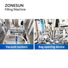 ZONESUN ZS-GB200 Granule Weighing Feeding Filling Sealing Machine