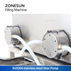 ZONESUN ZS-GTCD2A Heat Resistant Gear Pump Candle Filling Machine Wax Packaging Machine