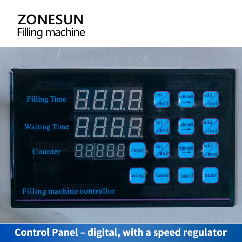 ZONESUN ZS-YTPPR1 Semi Automatic Large Flow Glue Peristaltic Pump Liquid Filling Machine