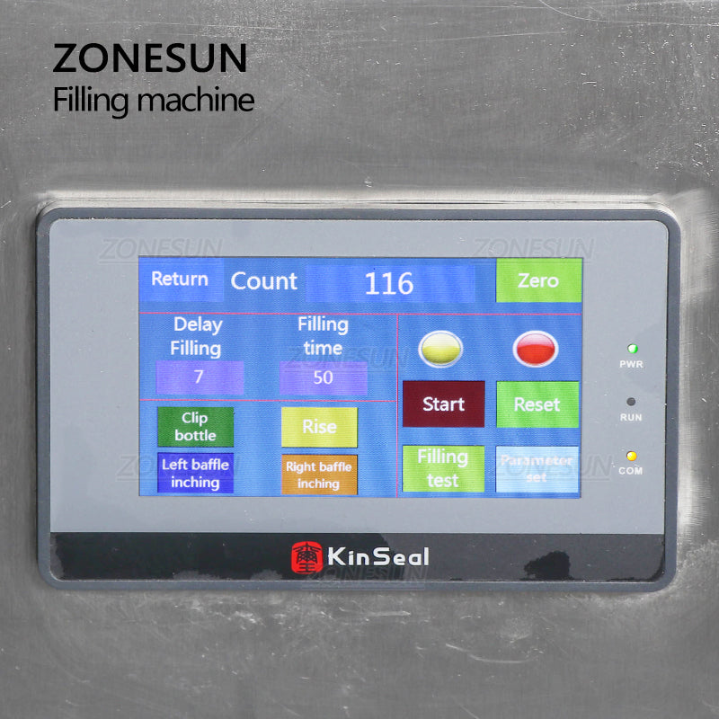 ZONESUN ZS-DTZL500 Desktop Automatic Vacuum Perfume Liquid Filling Machine Gravity Bottle Filler