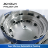 ZONESUN ZS-FAL180Z2 2 Nozzles Magnetic Pump Liquid Filling Capping Round Bottle Labeling  Production Line