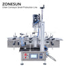 ZONESUN Small Automatic Pneumatic Filling Capping And Flat Labeling  Production Line