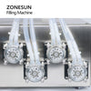 ZONESUN ZS-YTPP4T Semi-automatic 4 Nozzles Peristaltic Pump Liquid Filling Machine