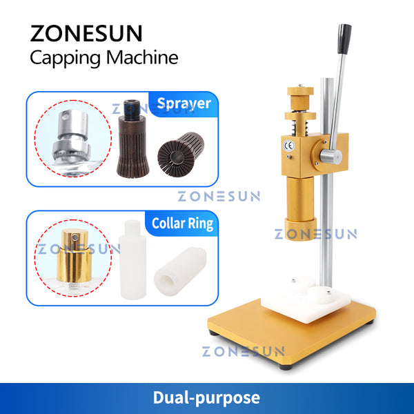 ZONESUN ZS-TYG2 Dual-use Manual Perfume Bottle Capping Machine