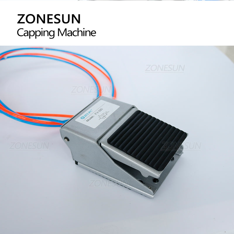 ZONESUN ZS-XG450D Semi Automatic Desktop Glass Bottle Twist Off Capping Machine
