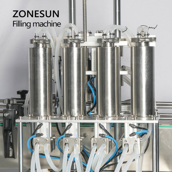 ZONESUN ZS-DTZL500 Desktop Automatic Vacuum Perfume Liquid Filling Machine Gravity Bottle Filler