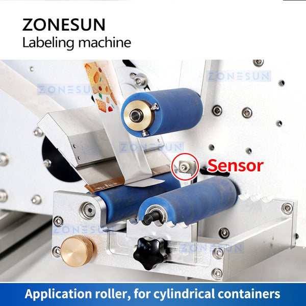 ZONESUN ZS-TB130 Single Double Side Round Bottle Labeling Machine