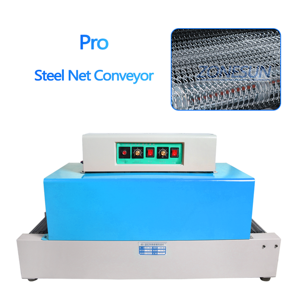 ZONESUN ZS-BS260 Automatic Plastic Film Shrinking Machine - Pro / Net conveyor / 110V - Pro / Net conveyor / 220V