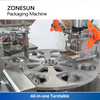 ZONESUN ZS-FS600 Automatic Cup Ice Cream Packaging Machine Paste Filling Sealing Machine